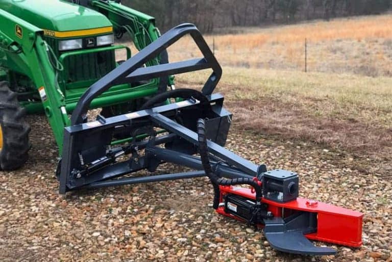 MiniClip Tree Shear/ Trimmer for Skid Loader QAAsk Tractor Mike