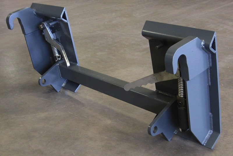 EURO QUICK HITCH BRACKET FOR VARIOUS FRONT END LOADER ATTACHMENTS. 