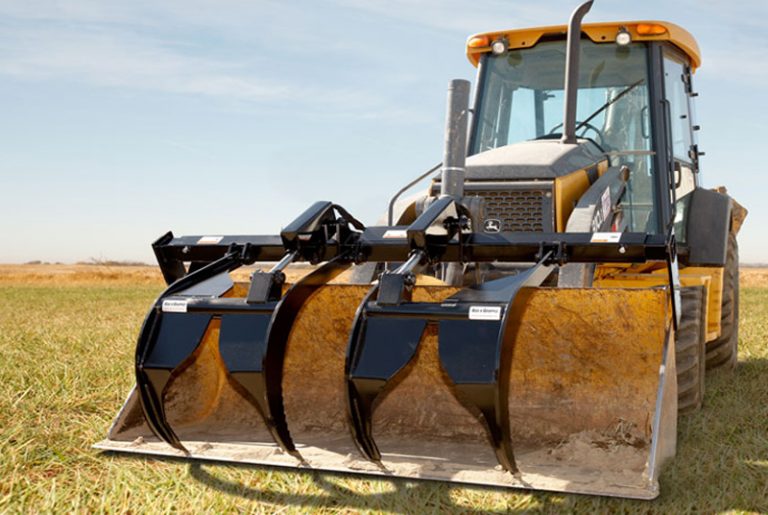 Commercial AddAGrapple for Backhoes and Large Volume Buckets