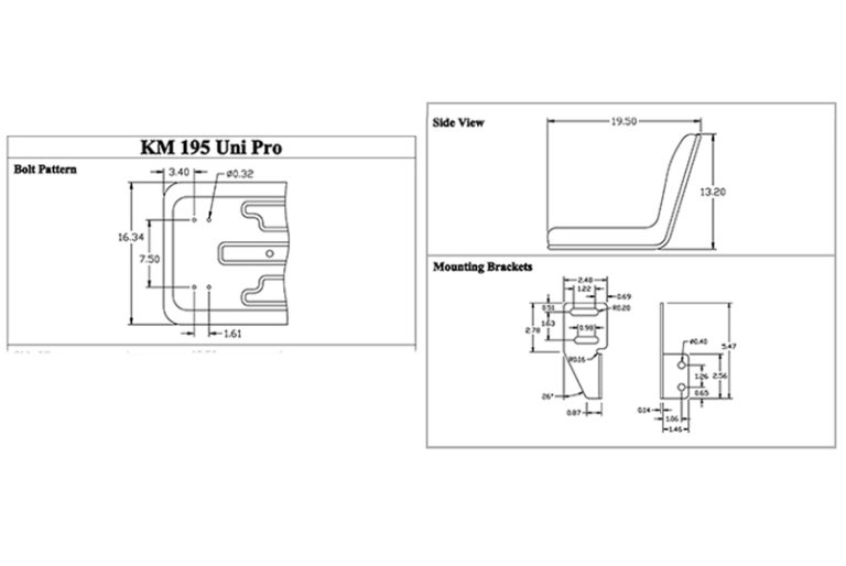 Replacement tractor seats for Yanmar Ask Tractor Mike