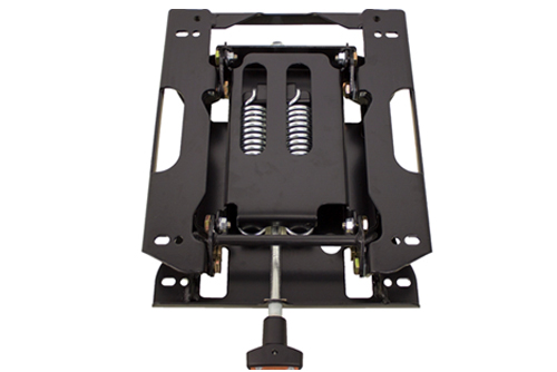 thumbnail image 2 of Universal Tractor Seat With Slides And Suspension – Black – Seats Unlimited SU-Y10110BK 2 of 3