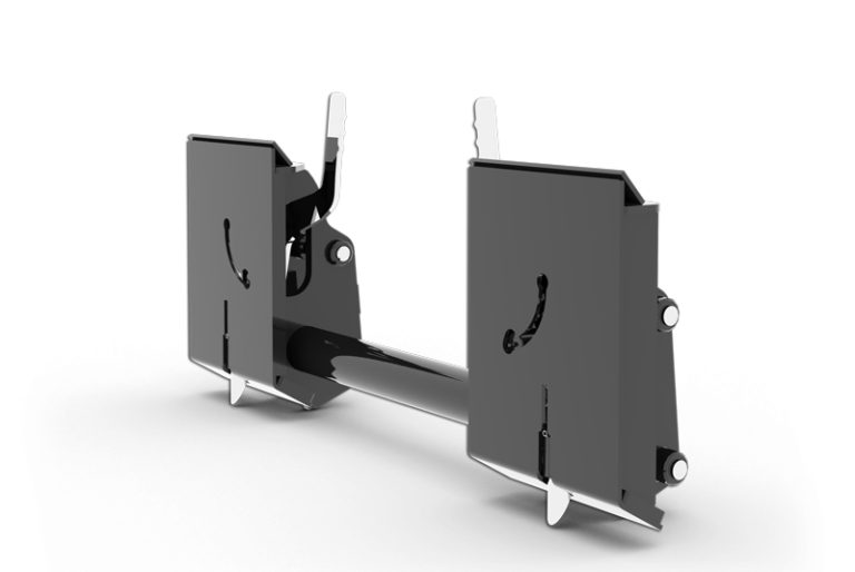 Yanmar V10 & V12 Wheel Loader PinOn Bucket to Skid Steer Quick Attach